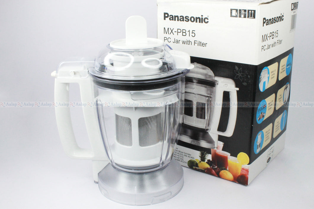 Panasonic MX-PB15 White PC Jar with Filter for MX-AC555 MX-AC400 MX-AC350 MX-AC310 MX-AC300